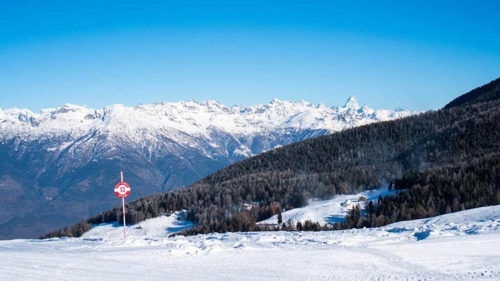 ski slopes in Italy